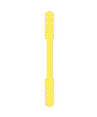 T- adjustable mask holder 1 piece Mask hook anti-slip silicone mask band rubber band Extraution belt for ear protection 4 gear adjustable mask holder for adults and children yellow