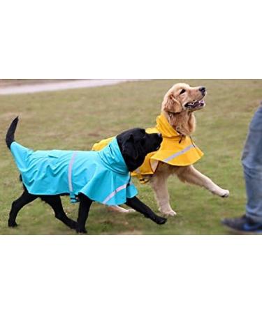 Buy Ocsoso Waterproof Dog Raincoat - Yellow Medium Breathable Rain Jacket for Medium-Sized Dogs - Buy Online on GoSupps.com