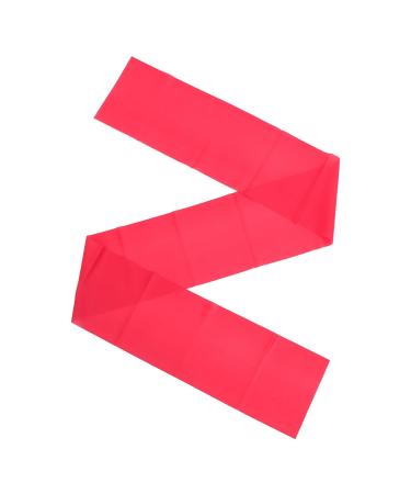 HANABASS Yoga Resistance Bands Elastic Exercise Bands Physical Therapy Tension Band Work Out Band for Pilates Rehab Fitness Strength Training Red