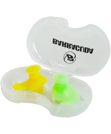 Buy Barracuda Ear Plugs - Waterproof Earplugs with Storage Box for Swimming | Small Yellowgreen for Adults & Kids - Buy Online on GoSupps.com