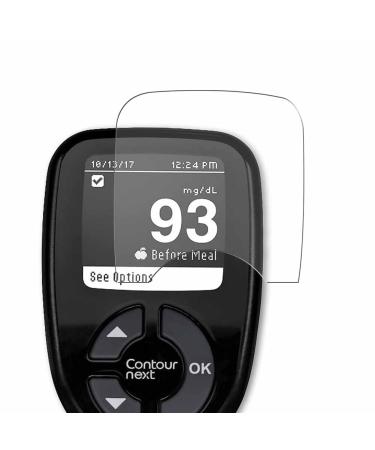 Puccy 3 Pack Screen Protector compatible with Ascensia The Contour Next Blood Glucose Monitor TPU Film Guard ( Not Tempered Glass Protectors)