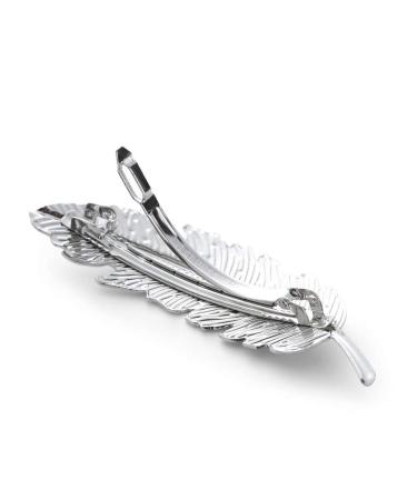 INTVN Hair Clips - Metal Feather Leaf Hair Accessories for Girls & Women | 6-Piece Set - Buy Online on GoSupps.com