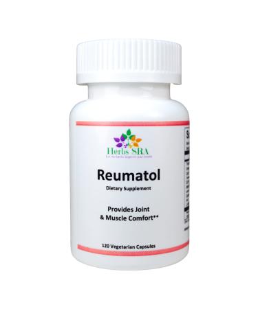 Herbs SRA- REUMATOL- Elevate Your Joint Health Naturally for Active Living. RA Support.120 Vegetarian Capsules.