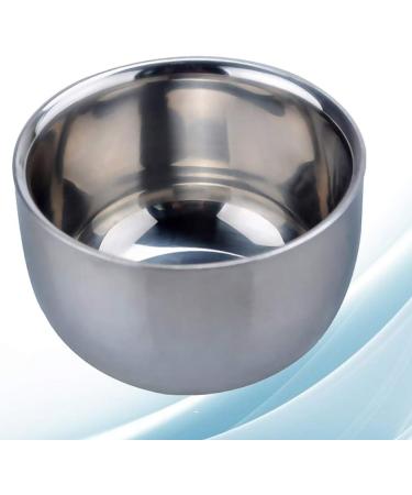 FRCOLOR Stainless Steel Shaving Bowl & Mug - Perfect for Shaving Soap Foam & Accessories | Salon & Home Use - Buy Online on GoSupps.com