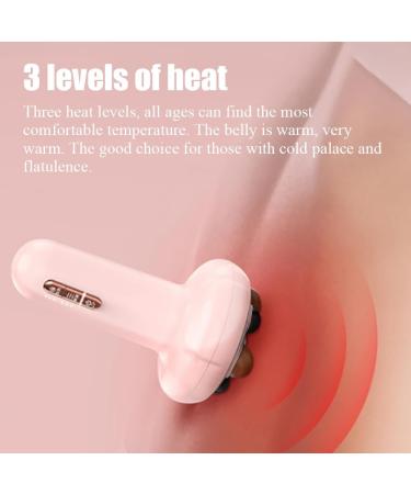 RKXKJ Electric Bianstone Abdominal Massager - 6 Modes 3 Intensity Levels & Temperature Settings for Pain Relief - Buy Online on GoSupps.com