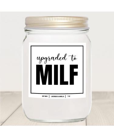 YouNique Designs Milf Pregnant Wife Candle - 7oz Pregnancy Gift for First-Time Moms | Soy Vegan Aromatherapy (Lavender & Vanilla - Buy Online on GoSupps.com