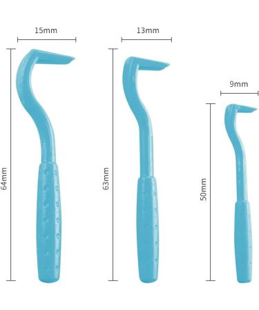 Izyfan Tick Hook Set - 3 Sizes for Quick Tick Removal | Safe for Dogs Cats Horses & Humans | Blue Zecke Note Set - Buy Online on GoSupps.com