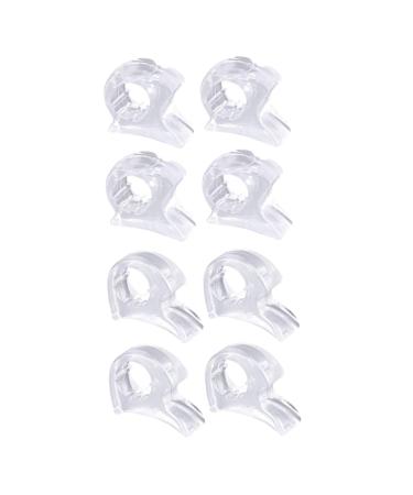 FRCOLOR 4 Pairs Toe Separator Mens Gel Thumb Brace Gel Cushion for Sitting Toe Spacers Bunion Sleeve Bunion Night Splint Foot Splitter Foot Toe Adjuster Toe Spacers for Feet Wear Shoes Man