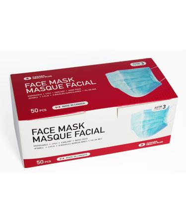 Canada Health Plus Disposable Face Mask Level 3 (Made in Canada)
