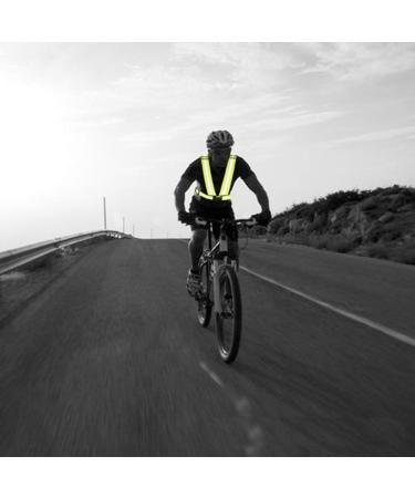 Buy Aykrm Adjustable Reflector Safety Vest for Jogging Running & Biking - Reflective Vest for Adults & Kids - Black - Buy Online on GoSupps.com