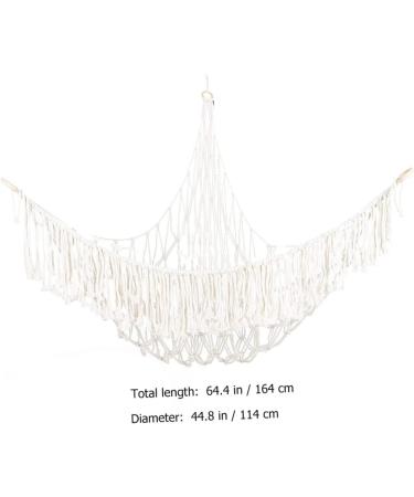 Solustre 4-Piece Yoga Ball Stand & Hammock Toy Storage - Bohemian Plush Toy Organizer for Kids - Buy Online on GoSupps.com