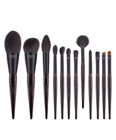 12-Piece Complete Brush Set | Concealer Spot & Loose Powder Brushes Ideal for Flawless Makeup Application - Buy Online on GoSupps.com