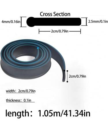 41" Cut-to-Size Window Squeegee Refills Replacement Squeegee Rubber Window Cleaning Tool Part Squeegee Shower Cleaner Window Squeegee Refills - Buy Online on GoSupps.com