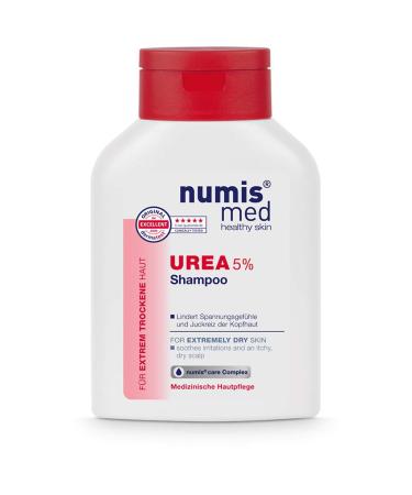 numis med Shampoo 5% Urea - soothes extremely dry scalp - anti-itching - hair shampoos - vegan without silicones, parabens and mineral oils (1x 200 ml)