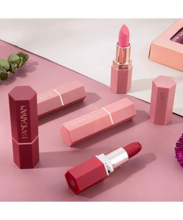 GL-TURELIFES 6 Pack Matte Lipsticks Set | Waterproof Velvet Lipsticks | Smooth Durable & Sexy Colors | Perfect Gift Box for International Shipping - Buy Online on GoSupps.com