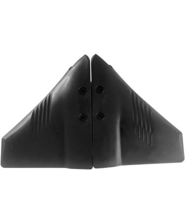 Dorsal-Fin Style Hydrofoil Stabilizer for Outboard Motors 5-150hp | UV-Resistant Black Plastic with SS316 Bolts - Buy Online on GoSupps.com