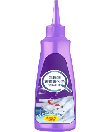 Garment Stubborn Stain Cleaner - Fabric Cleaner | 120ml Instant Wash Fabric Stain Remover Removes Oil Paint Blood Ink Coffee Pet Stains Riastvy - Buy Online on GoSupps.com