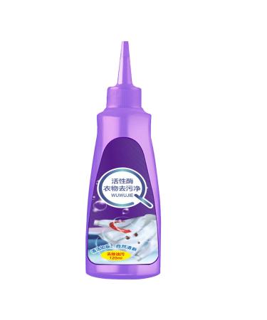 Garment Stubborn Stain Cleaner - Laundry Stain Remover 120ml Clothes Stain Spot Remover for Clothes Wash Stain Remover for Clothes Fabric Instant Stain Remover A/v