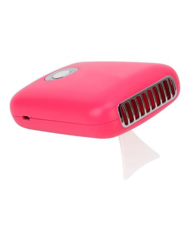 Eyelash Dryer Low Noise USB Rechargeable Eyelash Dryer Fan for Nail Art Rose Red Red rose