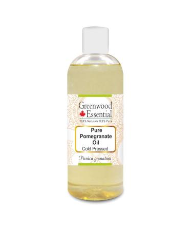 Greenwood Essential Pure Pomegranate Oil (Punica granatum) Pure Therapeutic Grade Cold Pressed 200ml (6.76 oz)