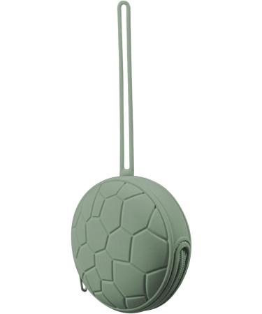 Jinmen Baby Silicone Pacifier Holder | Travel Case & Clip with Zipper Lanyard | Green Diaper Bag Accessory - Buy Online on GoSupps.com
