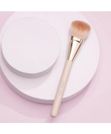 Shop Premium Angled Blush Brush - Fluffy Makeup Brush for Contouring | Gold & Pink Detail Blush Brush - International Shipping - Buy Online on GoSupps.com