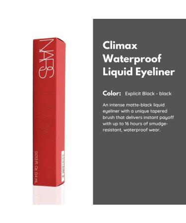NARS Climax Liquid Eyeliner - Smudge Proof, Long Wear, Extreme Black (Full Size) - Buy Online on GoSupps.com