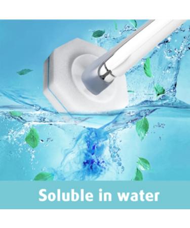 Disposable Toilet Cleaning Wand Refills Bowl Scrubbers Heads Toilet Brush Sponge Head Toilet No Dead Spot Replacement of Household Cleaners (20 PCS) - Buy Online on GoSupps.com