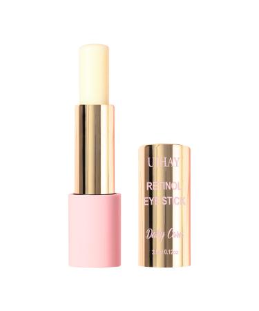 Anti-Aging Retinol Eye Stick - Dark Circle Corrector & Puffiness Reducer All-in-One Eye Balm for Wrinkles & Under-Eye Bags Infused with Caffeine Vitamin C & Niacinamide Hydrating & Firming