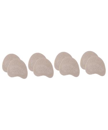 NOLITOY 4 Pairs High Heels Forefoot Stickers Forefoot Support Pads Ladies Pumps Front Foot Pads Adhesive High Heels Inserts Forefoot Pad Sole Pad Invisible Pig Leather Women's