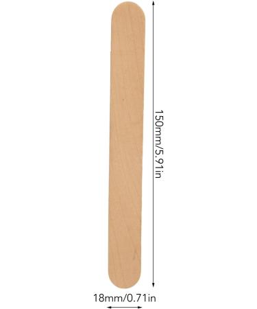 300 Wood Wax Pencils - Multifunctional Birch Hair Removal Pins for Eyebrows Lips & Nose | Smooth Application Spatula for Crafting & Waxing - Buy Online on GoSupps.com