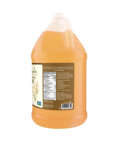 Kevala Rice Bran Oil 1 Gallon - Premium Natural Expeller Pressed - Buy Online on GoSupps.com