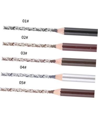 FRCOLOR 2 Pcs Makeup Pencils With Brush Double Design Long Lasting Natural Easy To Use - Buy Online on GoSupps.com