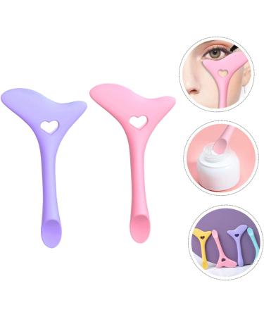 DOITOOL 4 Pcs Eyeliner Silicone Molds Eyeshadow Makeup Face Cream Silicone Applicator Miss Cosmetics Eyelash mediumx2pcs Assorted Colorx2pcs - Buy Online on GoSupps.com