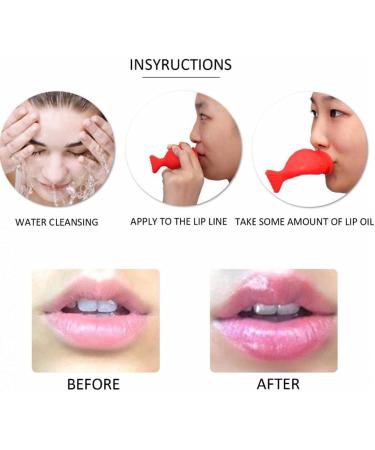 Lip Plumper Silicone Device for Sexy Lip Enhancement - Red | Painless & Simple Beauty Tool - Buy Online on GoSupps.com