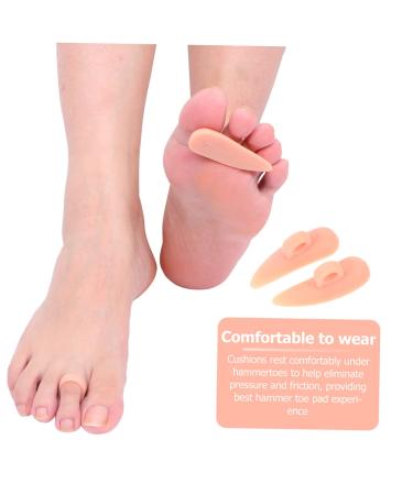 SEWOART Middle Toe Support Pad - 4pcs Nursing Shoe Toe Protectors for Hammer Toe Relief - Buy Online on GoSupps.com