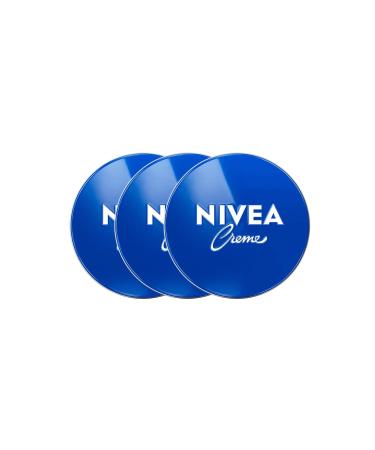 NIVEA Creme Body Face & Hand Moisturizing Cream German Formula Rich All-Purpose Body Moisturizer with Provitamin B5 for Dry to Very Dry Skin Care Classic 8.4 oz Tin Set of 3