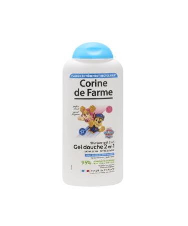 Corine de Farme Gel Douche 2 en 1 Extra Doux Corps & Cheveux 300ml Pat Patrouille - Parfum Enfant - Formule S curitaire pour Tout Type de Peau - Moment de Plaisir au Bain Aquatique 300 ml (Lot de 1)