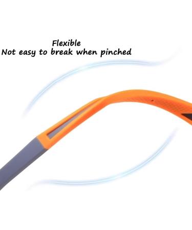 Multifocal Sports Style Reading Glasses Blue Light Blocking Glasses For Unisex TR90 Flexible computer Readers(Couleur:Orange Grandeur:2.5x) - Buy Online on GoSupps.com