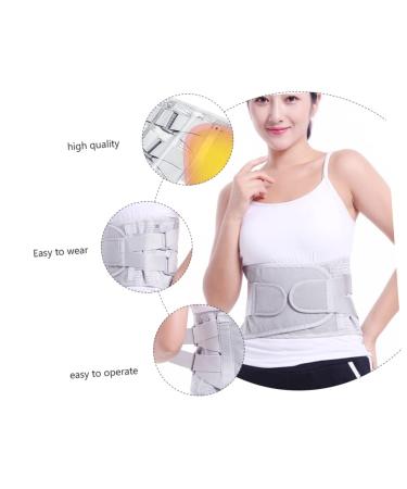 FRCOLOR Breathable Lower Back Support Brace for Men & Women | Travel Waist Supporter & Toothpaste Holder | Body Trimming Gym Straps - Buy Online on GoSupps.com