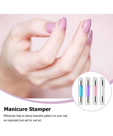 nail printing template Nail Printing Tool Nail Polish Pattern Making Aids Nails Seal Mold Nail Stamp Plate Purple - Buy Online on GoSupps.com