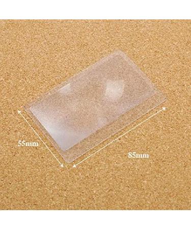 Magnifying 1PC Mini Credit Card Size Magnifier Reading Magnifying Glasses Lens Pocket Magnifiers Portable Transparent Magnifying Glass Good Times - Buy Online on GoSupps.com