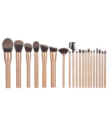 Spot Rose Gold Brushed 20 Makeup Brush Set Eyeshadow Blush Highlighter Brush Beginner Beauty Tools 18cm 18cm D