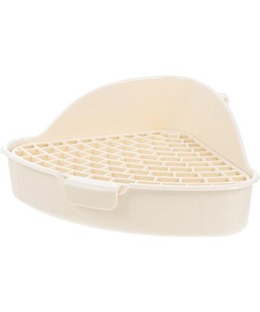 Yardwe 3pcs Box Rabbit Toilet Litter Guinea Pig Cage Tray Chinchilla Bedding Bigger Pet Bunny Pet White Pp 25X20X10CMx3pcs Whitex3pcs - Buy Online on GoSupps.com
