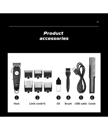 Professional Cordless Hair Clippers for Men - Limit Comb Ideal for Home and Salon Use - Buy Online on GoSupps.com
