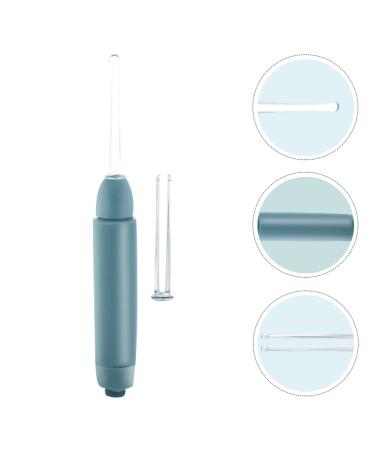 2pcs Luminous Ear Wax Remover Spoons with LED Light - Blue | Practical Newborn Ear Cleaning Tool - Buy Online on GoSupps.com