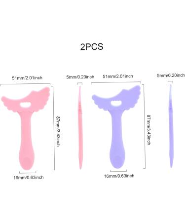 Eyeliner Stencils 2Pcs Soft Silicone Eyeshadow Stencil with Tail Scoop Design Winged Eyeliner Tool Mascara Shield Eyeshadow Applicators Eyeliner Stencils - Buy Online on GoSupps.com