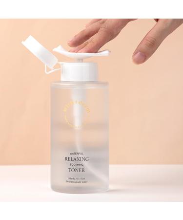 Waterful Relaxing Soothing Toner 300ml | Gentle Korean Skincare for Sensitive Dry Skin | Dermatologically Tested & Safe - Buy Online on GoSupps.com