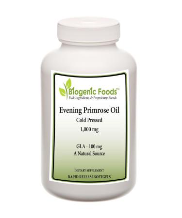 Evening Primrose Oil - Cold Pressed 100 mg of Natural Sourced GLA - 1 000 mg 120 Capsules