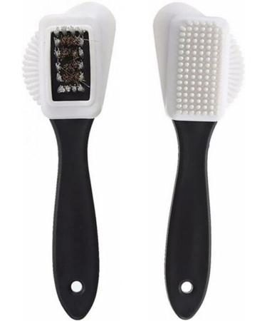 Shoe Brush Three-Sided Cleaning Shoes Brush Black Shaped Suede Leather Shoes Cleaner for Home Cleaning Tools Brush Onecolor - Buy Online on GoSupps.com